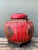 Vintage Asian Rattan Wrapped Lidded Basket For Sale - Image 4 of 12