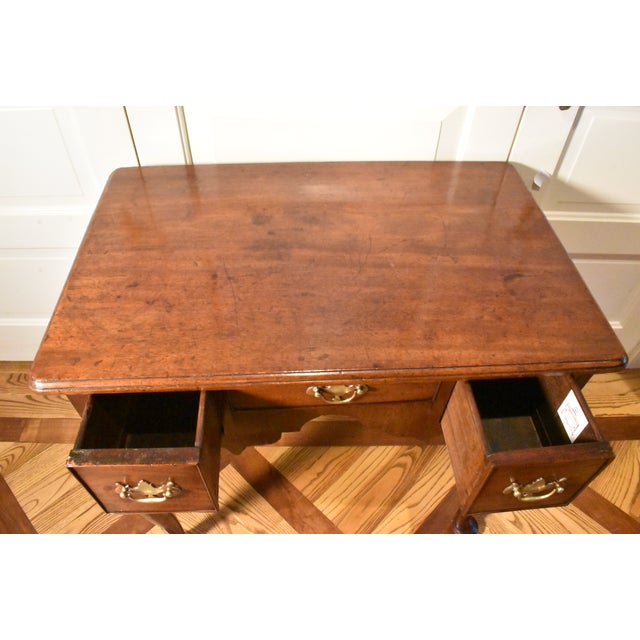 18th Century 18th Century English Walnut Queen Anne Lowboy For Sale - Image 5 of 7