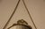 Oval Brass Wall Mirror with Neoclassical Decoration and Brass Chain, 1950s For Sale - Image 9 of 17