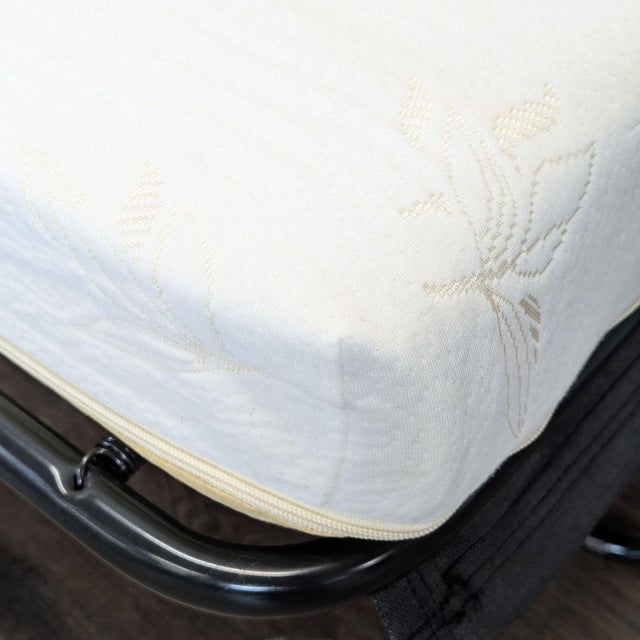 Animal Skin Room & Board Metro Dark Brown Leather Sleeper Sofa For Sale - Image 7 of 9