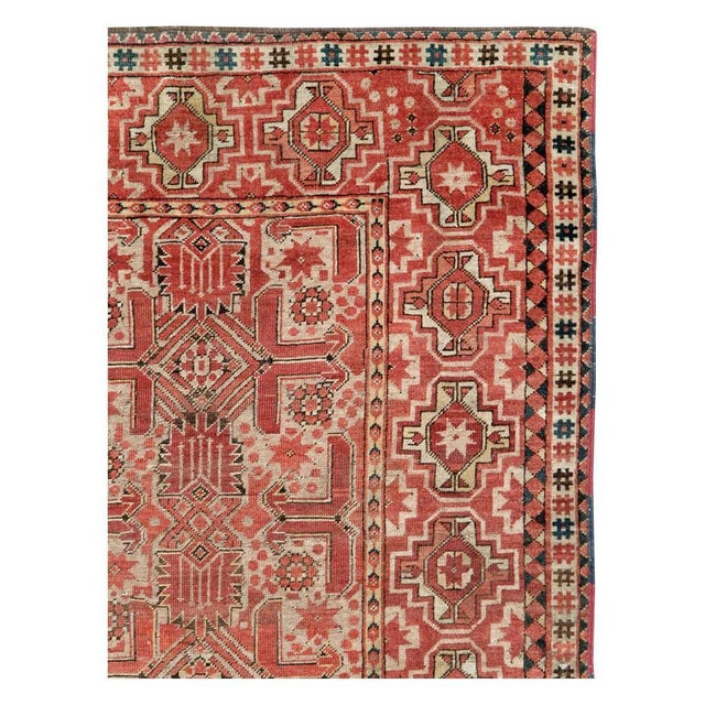 Tribal Galerie Shabab Collection Early 20th Century Handmade Central Asian Tribal Gallery Accent Rug For Sale - Image 3 of 10