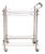 20th Century English Silver Bar Cart For Sale