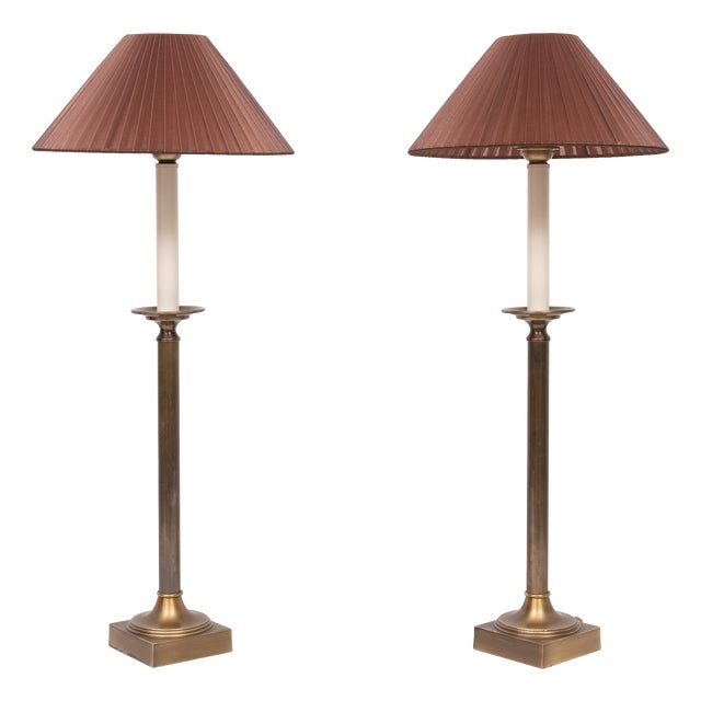 Bronze Table Lamps from Kullmann Lampen, Germany, 1970s, Set of 2 For Sale