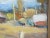 Eric Jacobsen Plein Air Hay Barn Farmhouse Landscape Gilt Frame Oil Painting For Sale - Image 4 of 6