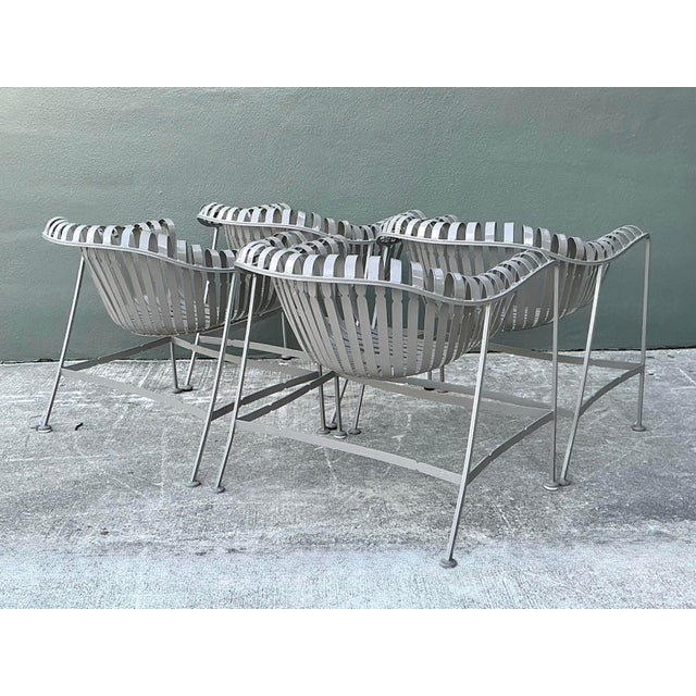 Vintage MCM Woodard Sunburst Strap Chairs - Set of 4 For Sale - Image 10 of 10