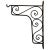 Large Wrought Iron Scrolling Wall Mounted Bracket for Lanterns or Signs For Sale - Image 10 of 10