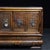 Vintage Chinese Huali Rosewood Treasure Box | Carved Bat & Swastika Motif Chest For Sale In Los Angeles - Image 6 of 9