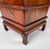 Wood Vintage Ming-Style Carved Hardwood Ice Chest Style Storage Box End Table on Stand For Sale - Image 7 of 11