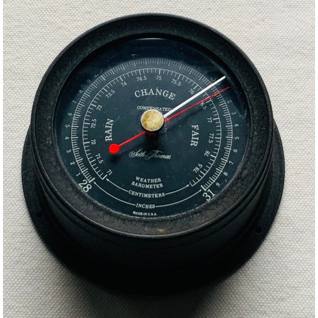 Vintage Nautical Barometer For Sale - Image 9 of 12