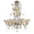 Decorative Venetian Style Murano Glass Chandeliers For Sale