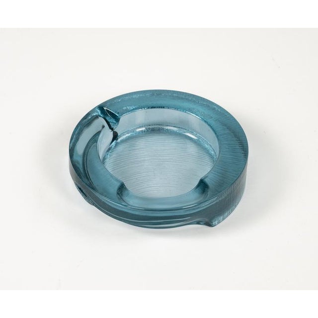 Mid-Century Glass Ashtray by Fabio Frontini for Arnolfo Di Cambio, Italy, 1970s For Sale - Image 4 of 14