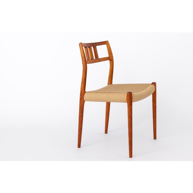 Danish Teak Model 79 Dining Chairs by Niels Otto Møller for J.L. Møllers, 1976s, Set of 6 For Sale - Image 3 of 10
