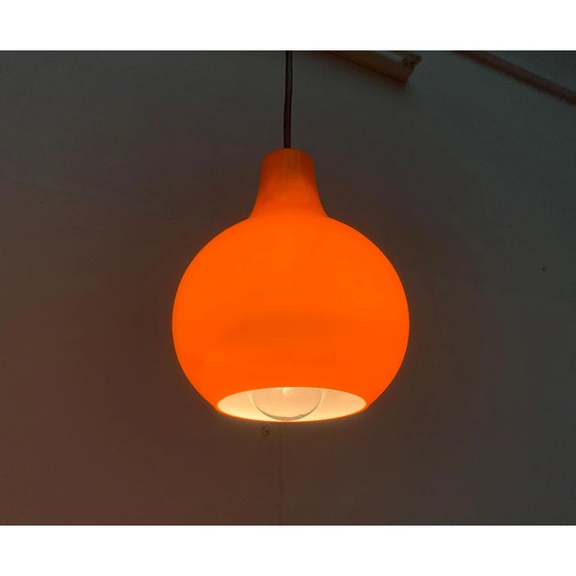 Mid-Century German AH Glass Pendant Lamp from Peill & Putzler, Set of 3 For Sale - Image 6 of 18