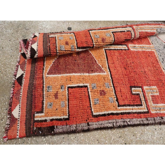Galerie Shabab Collection Mid-20th Century Turkish Anatolian Tribal Runner For Sale - Image 10 of 10