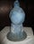 Traditional Vintage 1988 Sandstone Concrete Power Blue Father Christmas With Sack For Sale - Image 3 of 6