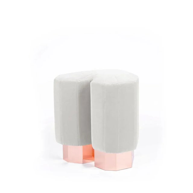 Mustard Queen Heart Stool by Royal Stranger For Sale - Image 6 of 9