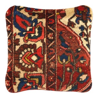 Pasargad Vintage Hand Knotted Farahan Rug Pillow For Sale