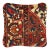 Pasargad Vintage Hand Knotted Farahan Rug Pillow For Sale