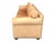 Vintage English Leather Sofa Tan Color Nail Head Trim Feather Down Cushions For Sale - Image 12 of 18