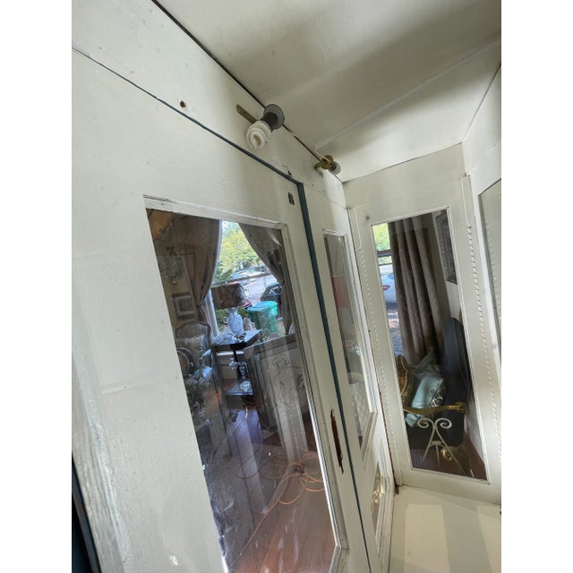 French Painted Display Cabinet For Sale - Image 10 of 12