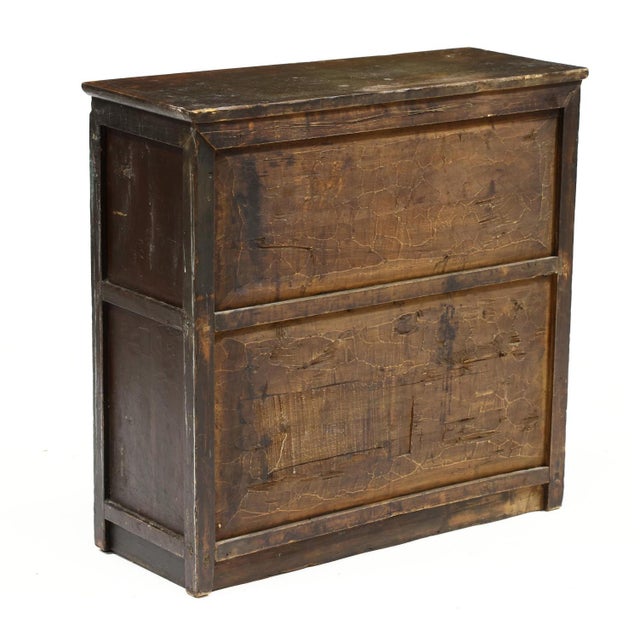 Mid 20th Century Mid 20th Century Tibetan Paint Decorated Storage Cabinet For Sale - Image 5 of 5