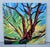 Large 48" × 48" Original Expressionist Tree Painting, 1998, Vibrant Colorful For Sale - Image 16 of 18