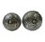 1890s American Ornamental Door Knobs With Door Plate For Sale - Image 4 of 11