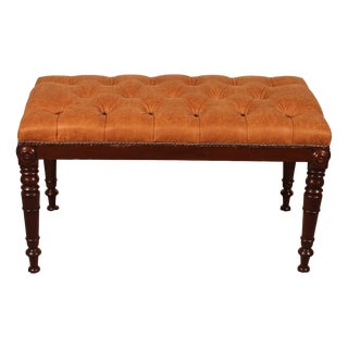 Antique Bench in Mahogany For Sale