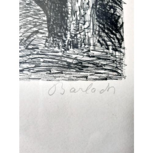 Die Mörderin is an original hand-signed lithograph realized by the Expressionist German artist Ernst Barlac in 1912. This...