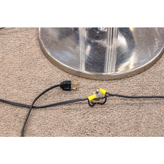 1970s Three Fixture Chrome Floor Lamps with Lucite Acrylic Prism Tips