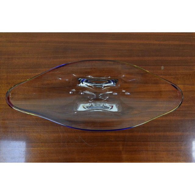 Mid-Century Bohemia Glass Bowl, 1960´s For Sale - Image 3 of 10