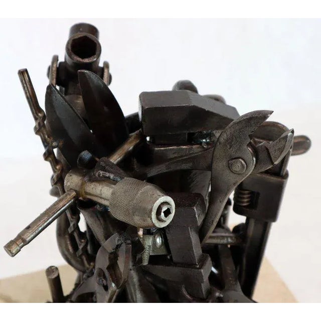 Modern Complex Tools Group Sculpture Welded Tools For Sale - Image 6 of 10