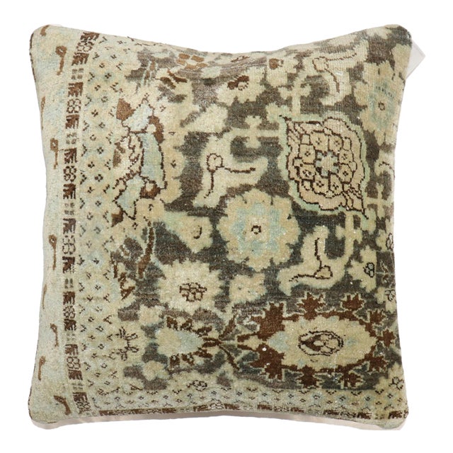 Early 20th Century Persian Lilihan Rug Pillow rug For Sale