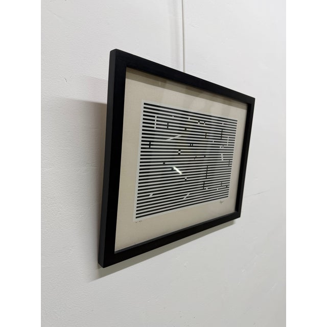 Modern Yaacov Agam Original Double Metamorphosis Lithograph, Hc 7/9 Signed For Sale - Image 3 of 15