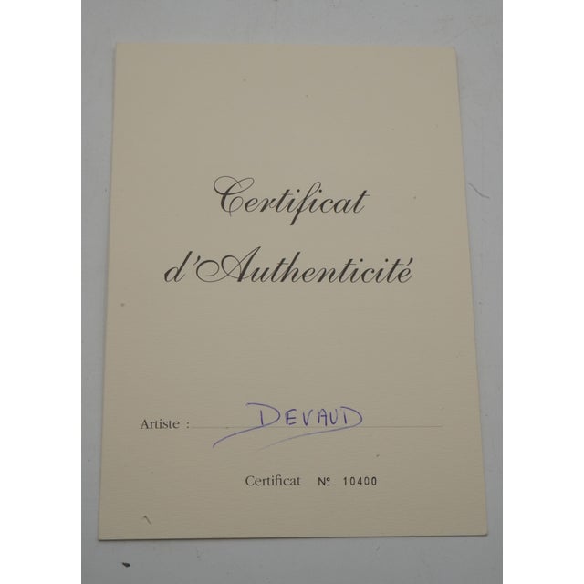 p.devaud Petit Bouquet Oil on Canvas Painting Art - Signed For Sale - Image 10 of 10