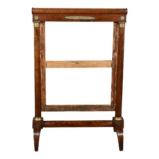 Empire Mahogany Fireplace Screen, Early 19th Century For Sale