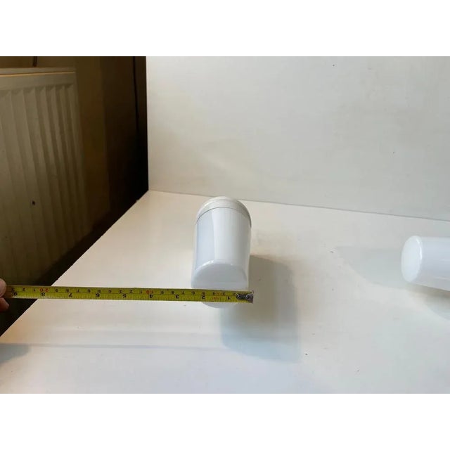 Sigvard Bernadotte White Porcelain Wall Sconces by Prince Sigvard Bernadotte for Ifö, 1960s, Set of 2 For Sale - Image 4 of 11