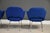 Blue 1960s Eero Saarinen for Knoll Executive Blue Dining Chairs - Set of 4 For Sale - Image 8 of 10
