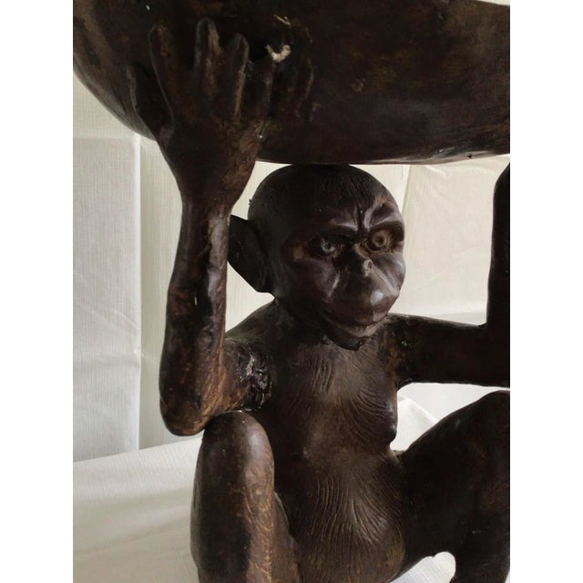 1950s Bronze Monkey Bowl For Sale - Image 9 of 13