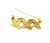 Tiffany and Co. Tiffany & Co. Picasso Vintage 18k Yellow Gold Triple X Brooch For Sale - Image 4 of 5