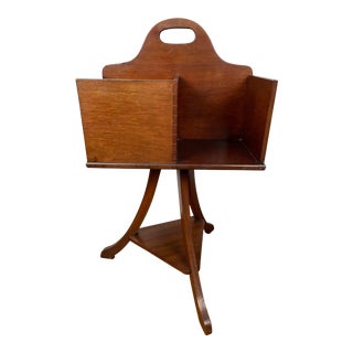 Early 20th Century Mahogany Revolving Bookcase For Sale