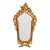 19th Century Italian Louis XV Carved Giltwood Wall Mirror With Mercury Glass For Sale