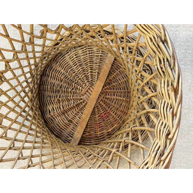 Mid 20th Century Wicker Side Table, Circa Mid-20th Century For Sale - Image 5 of 14