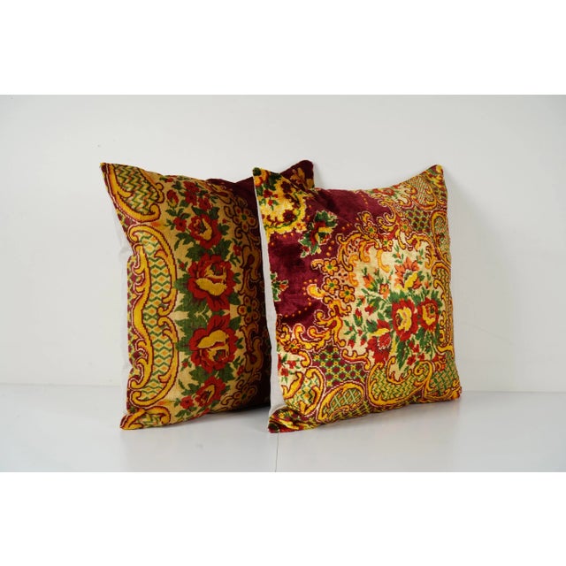 Handmade Turkish Kilim Pillow • Decorative Pillow Vintage Rug Pillow • Pair Pillow Handwoven Vintage Kilim Pillow • Throw...