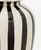 Late 20th Century Late 20th Century Modern Black and White Striped Crackle Glazed Porcelain Urn Mounted as Lamp For Sale - Image 5 of 6