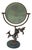 Brass and Marble Hummingbird & Flower Tabletop Vanity Mirror For Sale - Image 9 of 12