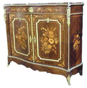 Antique Napoleon III Marquetry Buffet