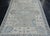 Gray Turkish Oushak Rug Green & Blue Handwoven Wool Rug 5'3" X 6'11" For Sale - Image 8 of 9