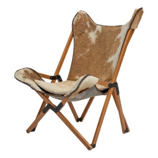 Tripolina Foldable Chair attributed to Vittoriano Viganò for Citterio Spa, Italy, 1930s For Sale