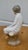 White Vintage Lladro Little Boy Thinking on Tree Stump Porcelain Figurine Statue #4876 For Sale - Image 8 of 15
